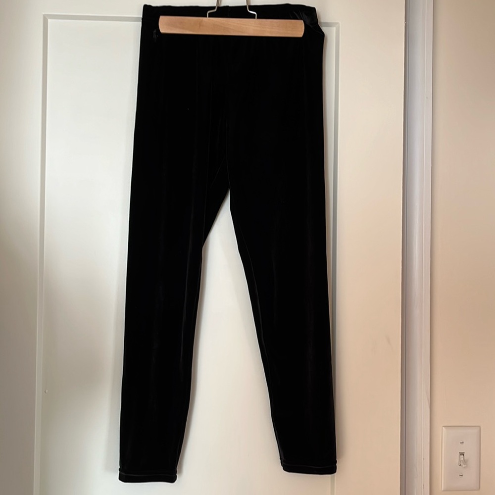 Polo Black Velvet Leggings
